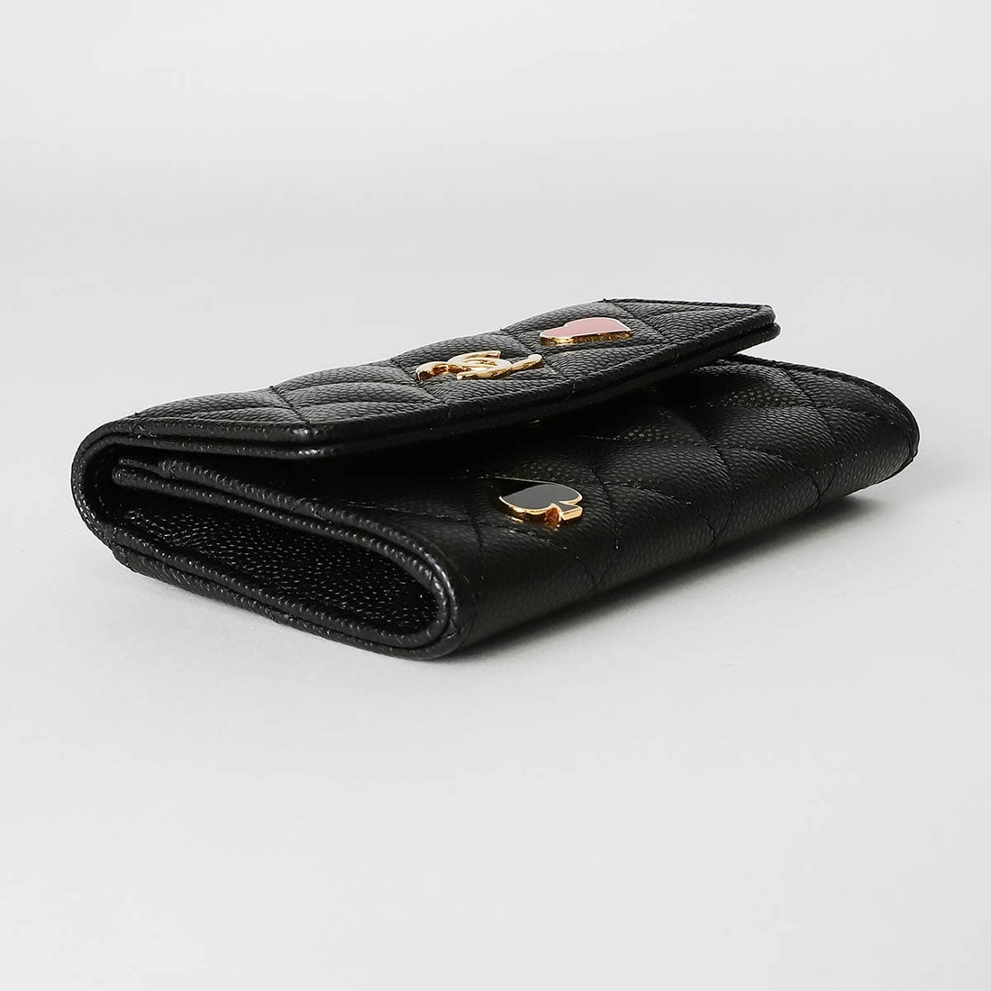 シャネル CHANEL カードケース キャビアスキン フラグメントケース