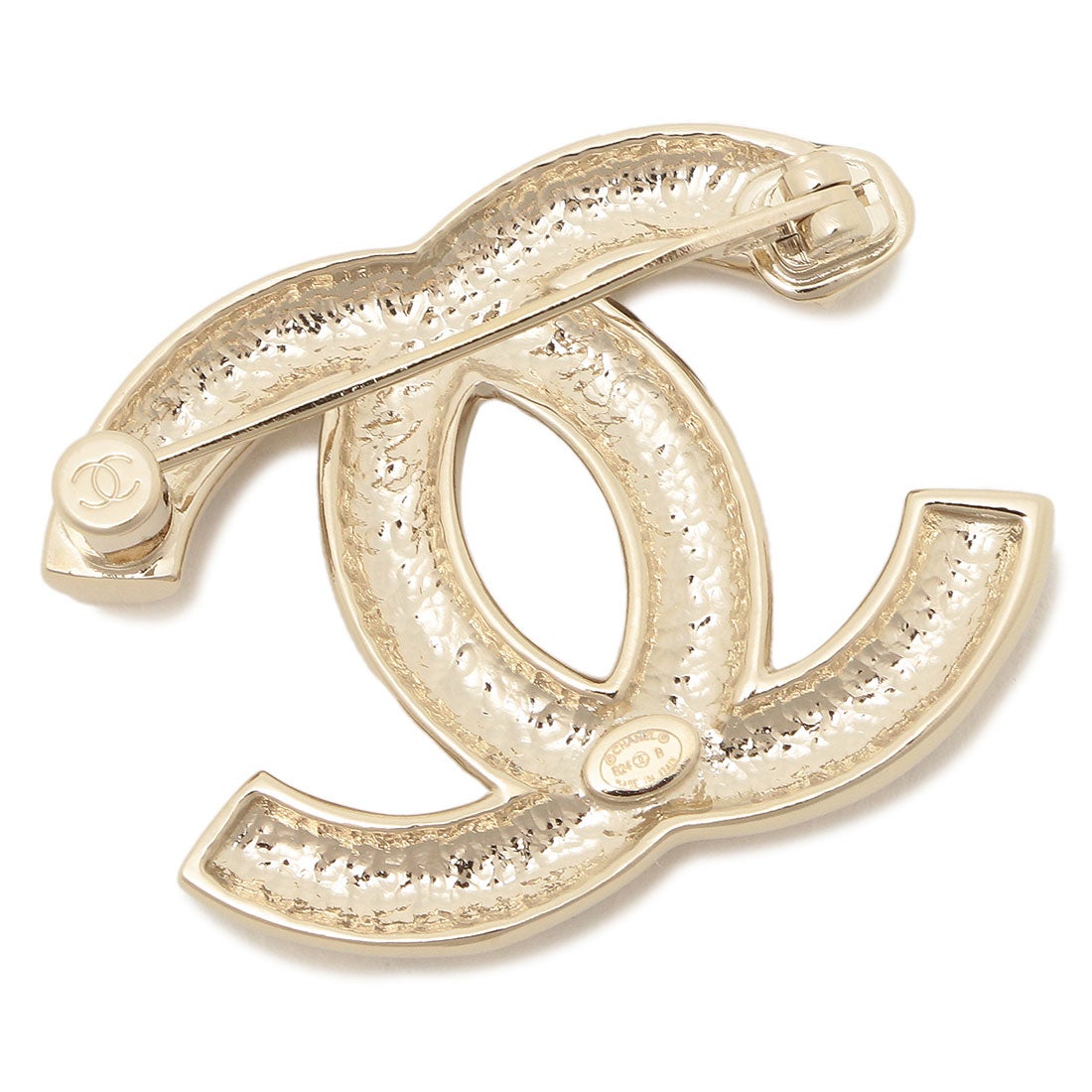 CHANEL シャネル40.5㎜×39.5㎜ブローチ22.37 g