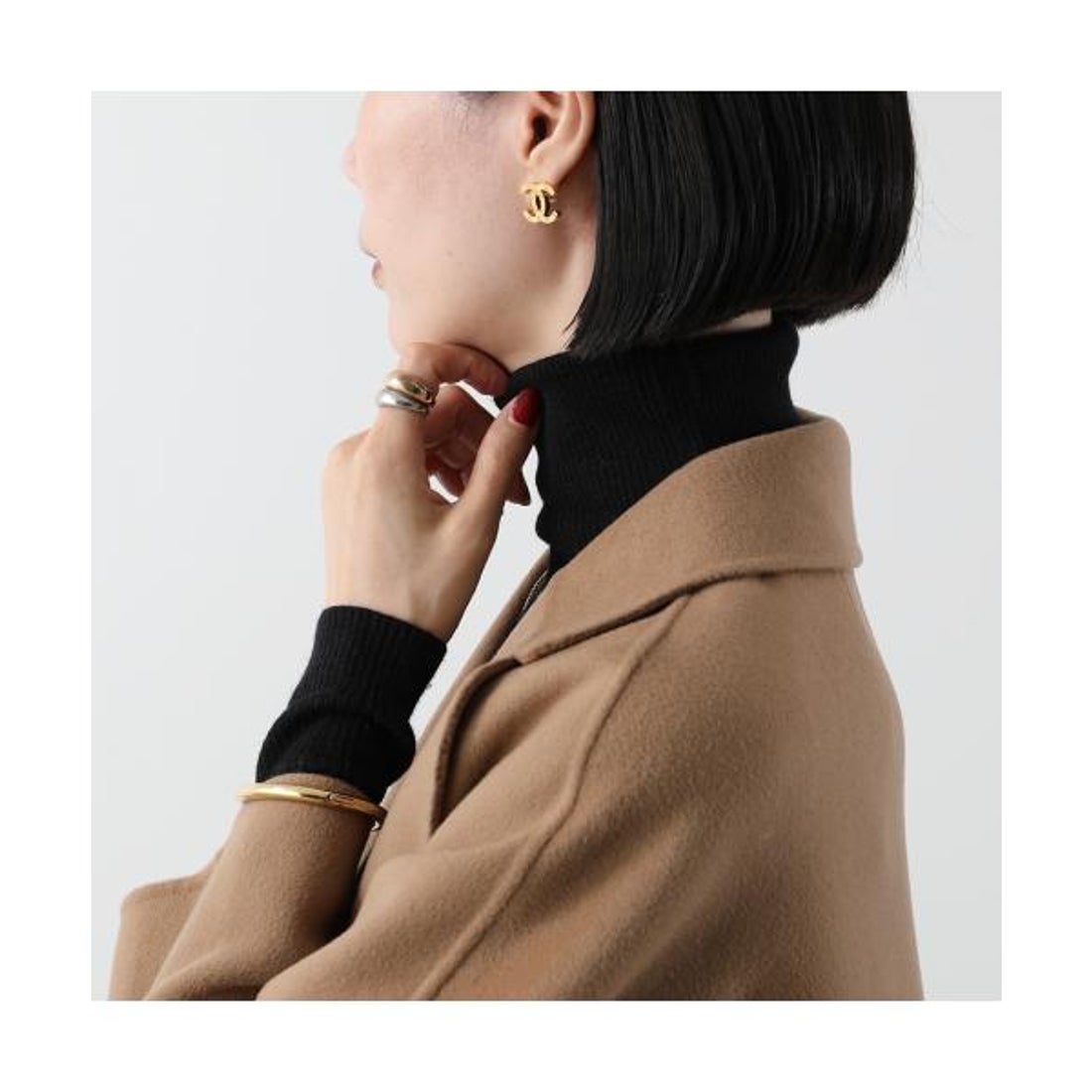 シャネル CHANEL CHANEL ピアス ABE517 B18474 ココマーク ライン