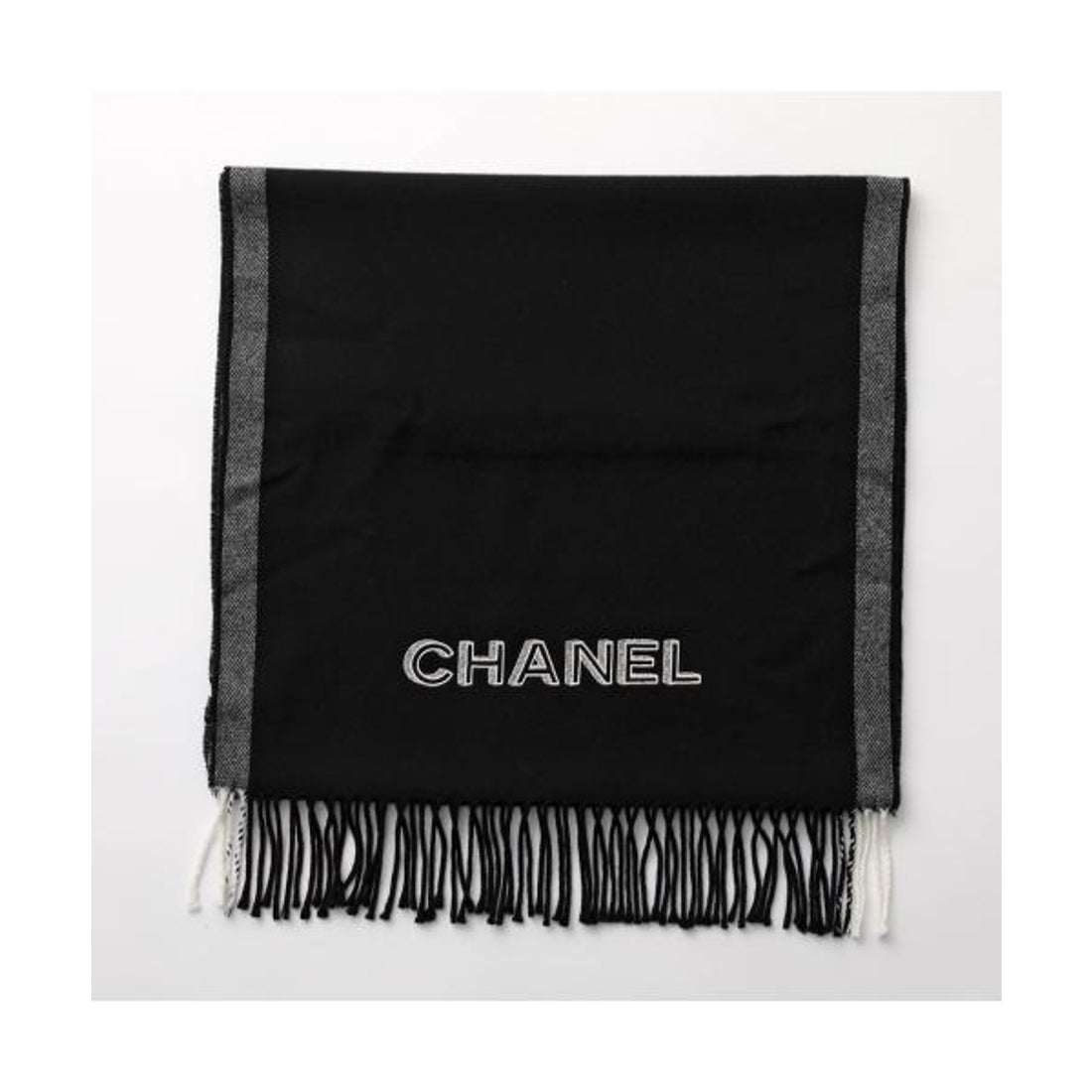 シャネル CHANEL CHANEL マフラー AAB207 B21171 ウール ロゴ刺繍