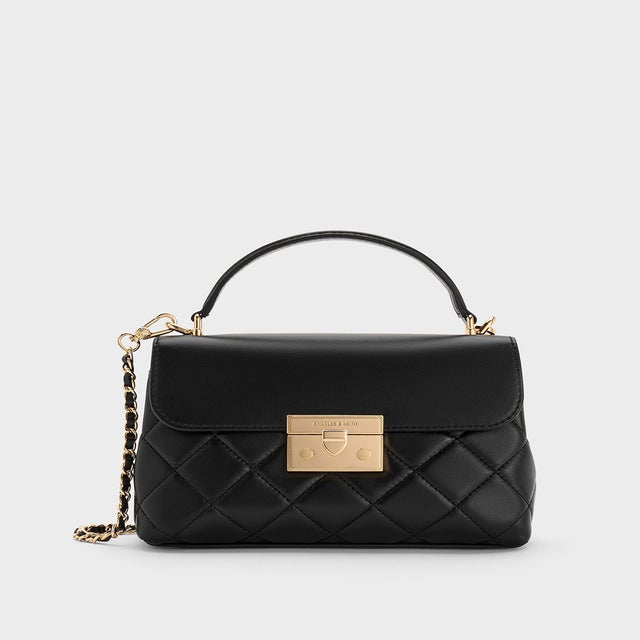 CHARLES & KEITH Alva アルヴァ キルトチェーンストラップトップ