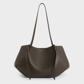 CHARLES & KEITH Calla カルラ トートバッグ （Espresso Brown