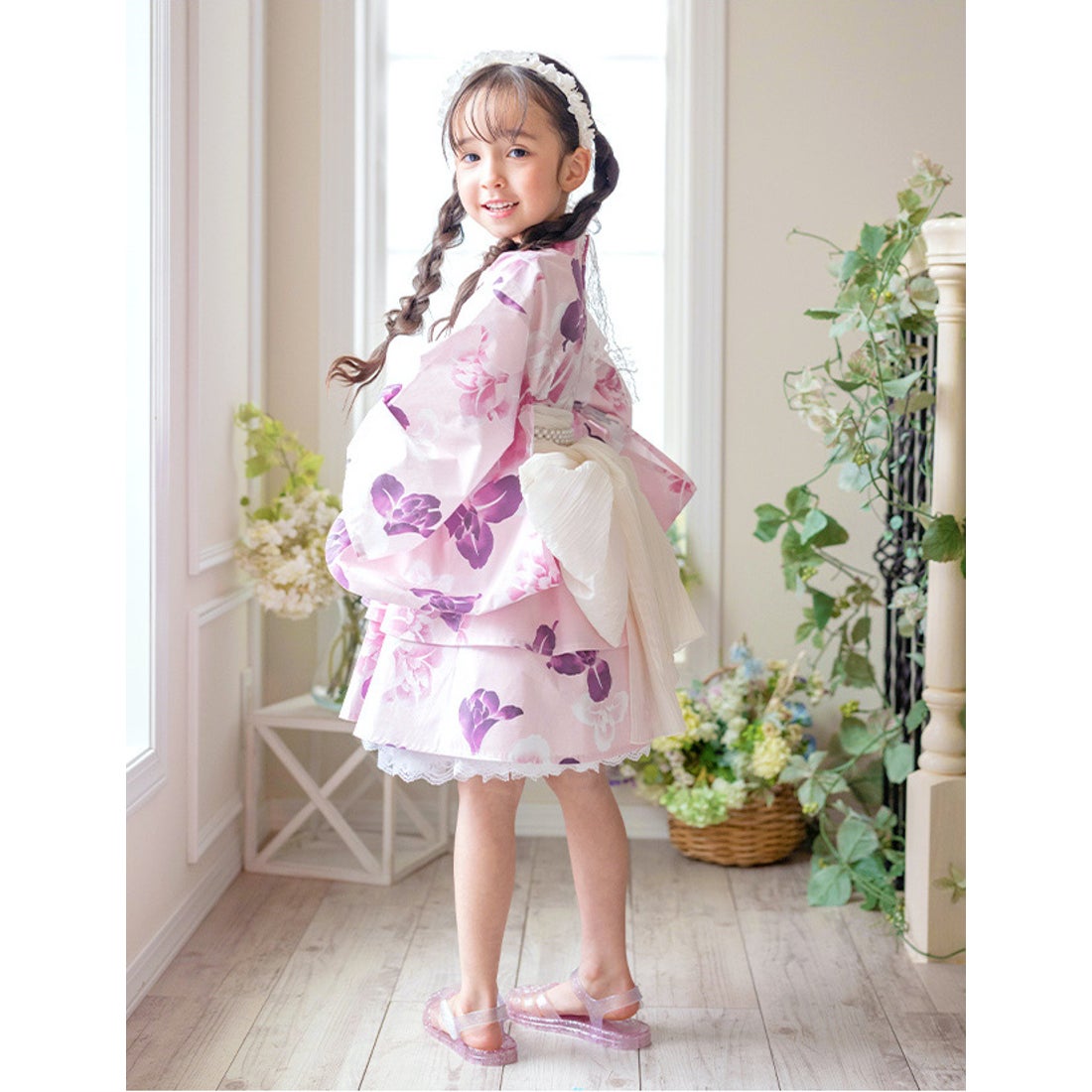 キャサリンコテージ Catherine Cottage ワンピース浴衣ドレス （水彩