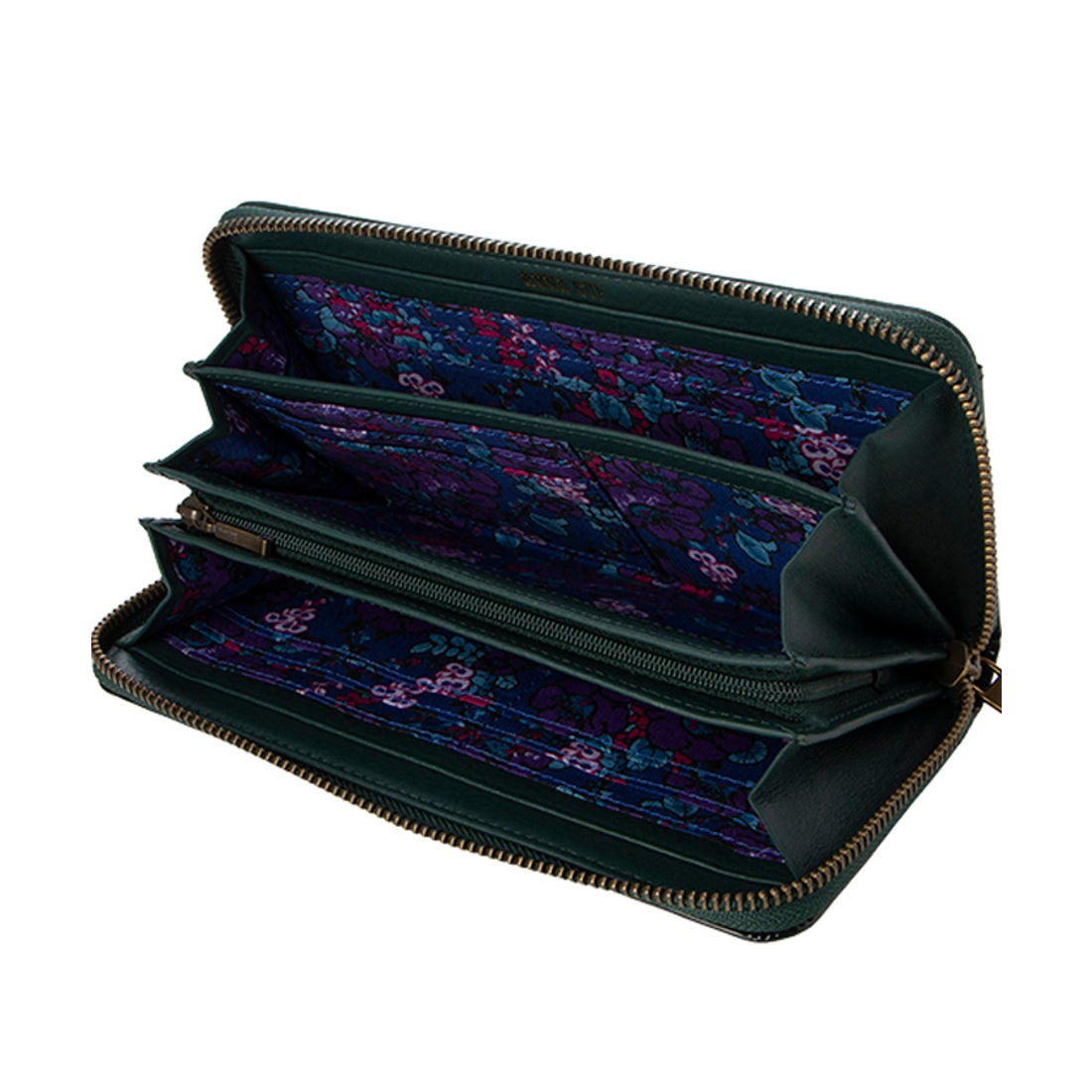 ANNA SUI セルパン ラウンド長財布 パープル -人気ブランドのバッグ