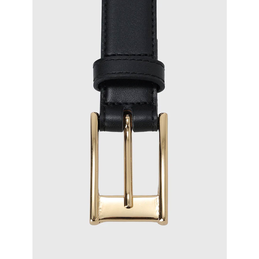 アニュアンス anuans スクエアバックルベルト （BLK/SLV