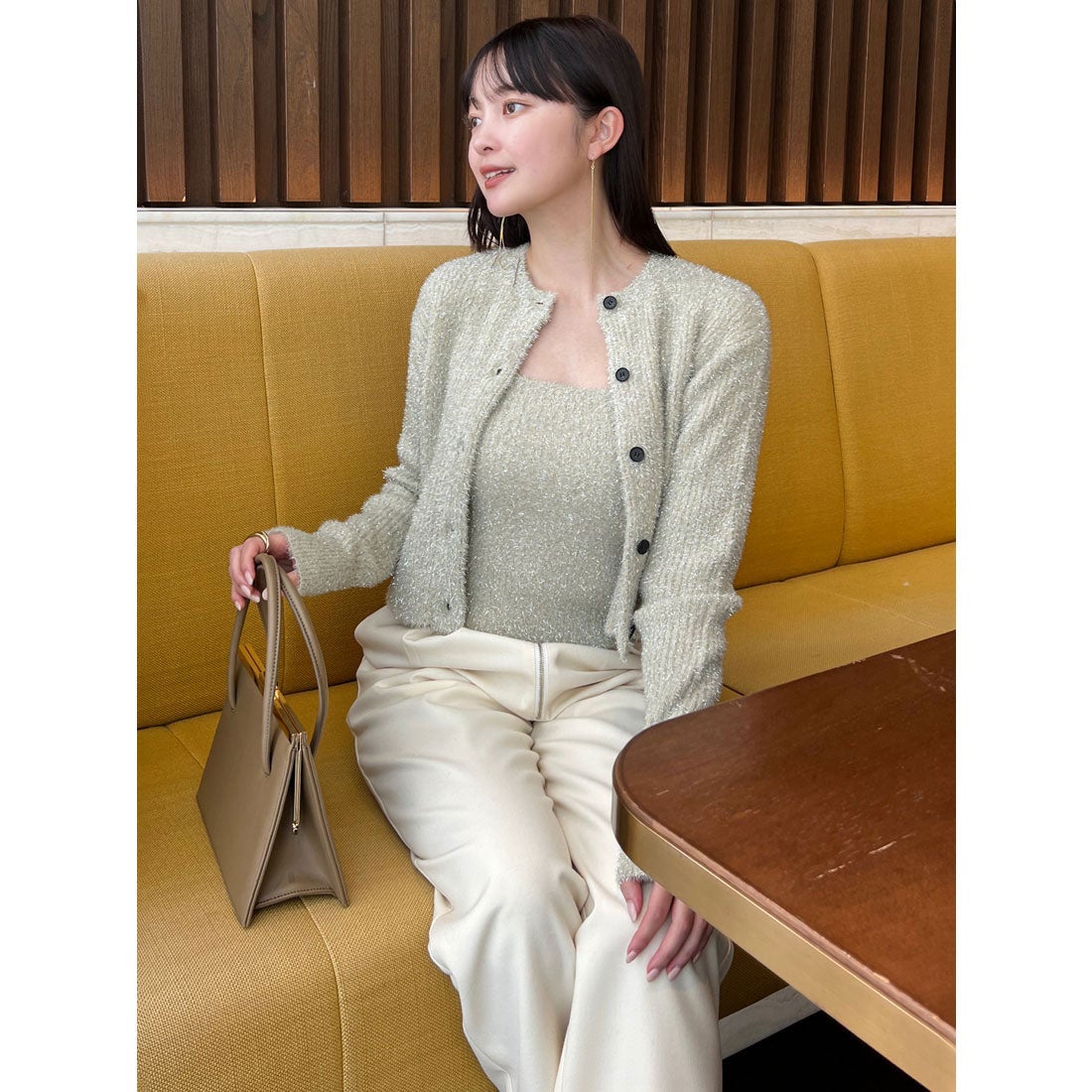 アニュアンス anuans ラメニットアンサンブル （BLACK