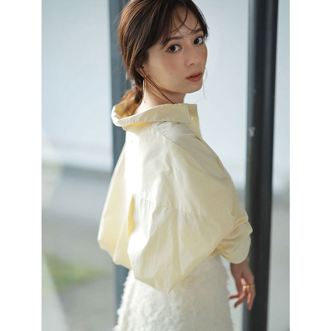 アニュアンス anuans スタンダードシャツ （YELLOW） -靴