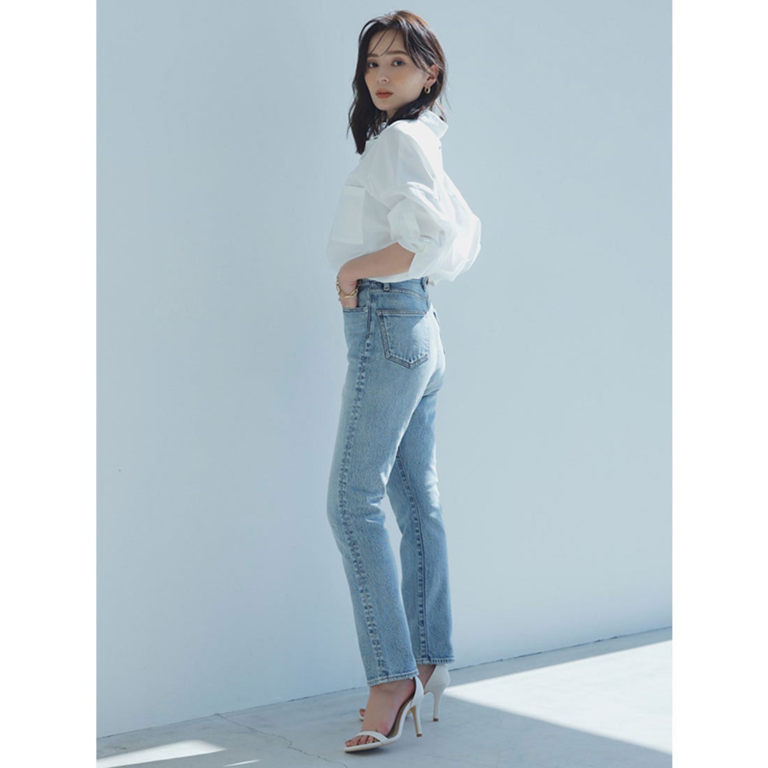 アニュアンス anuans 【25AW】スタンダードシャツ （SAX