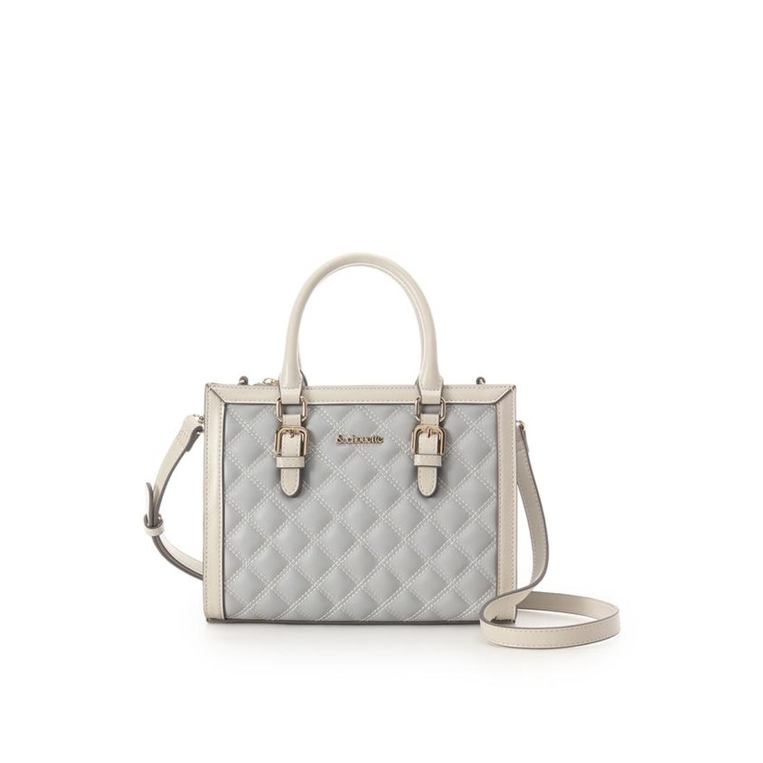 アンドシュエット & chouette キルティングスクエアバッグ （ライト