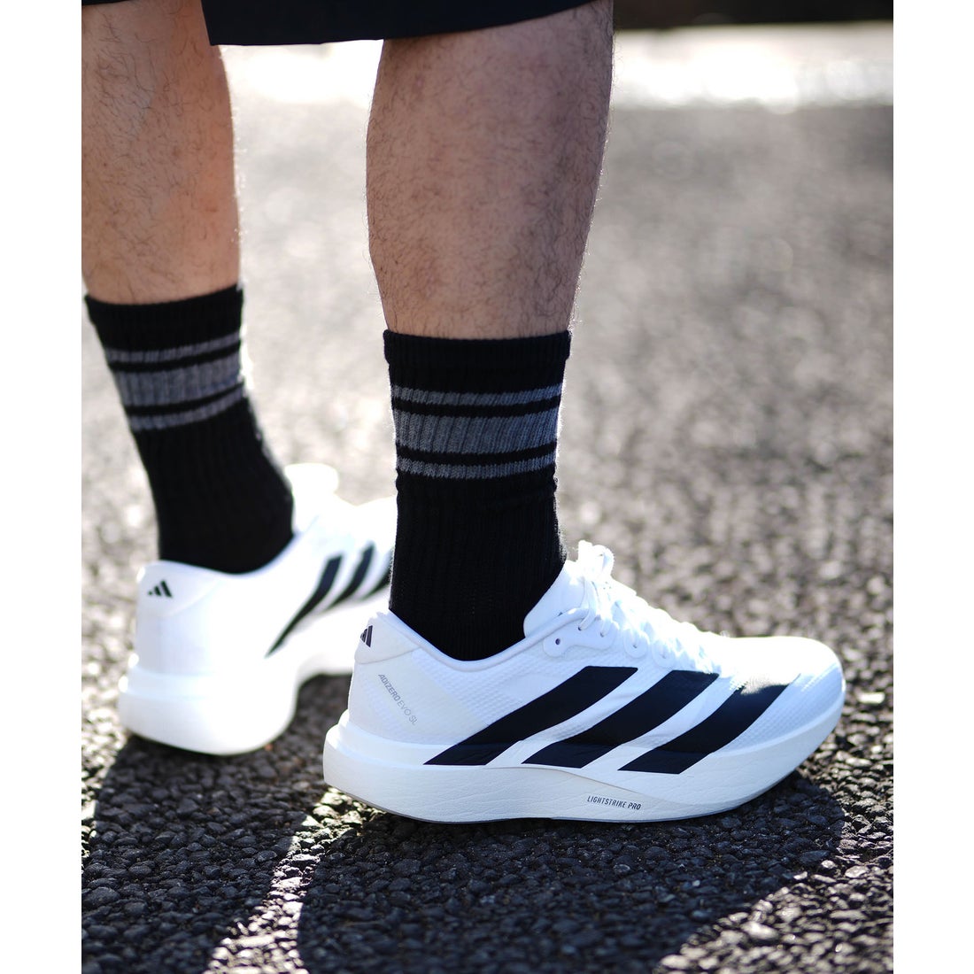 アディダス adidas スニーカー adizero EVO SL WOVEN M JR1912