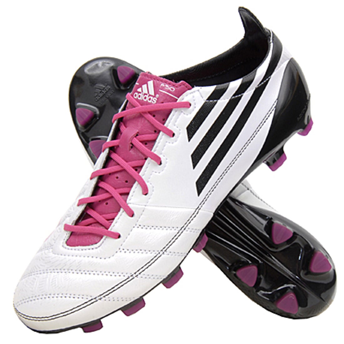 adidas アディダス F50 アディゼロ TRX HG LEA(ホワイト×ピンク