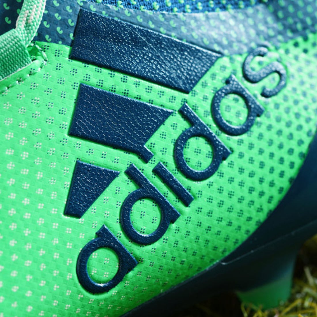 adidas アディダス エックス 17.1 FG/AG(グリーン×ネイビー) CP9163