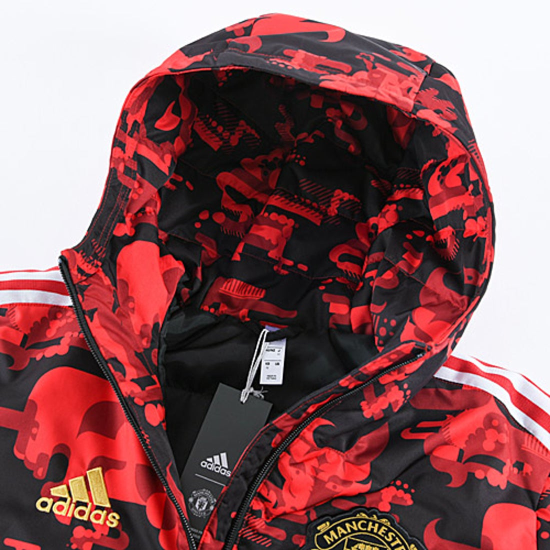 adidas マンチェスターユナイテッド CNY PAD ジャケット(レッド) 23670