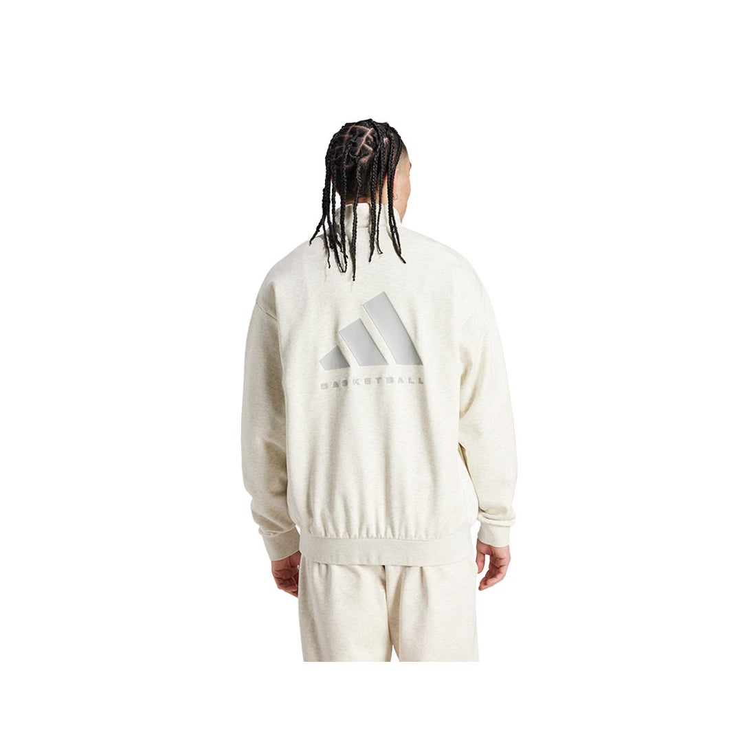 adidas アディダス バスケットボール ハーフジップスウェットシャツ