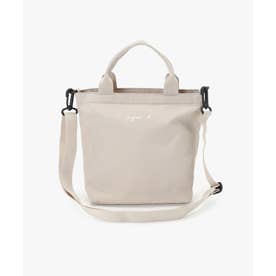 アニエスベー agnes b. AC12 E SAC ロゴハンドバッグ （ベージュ