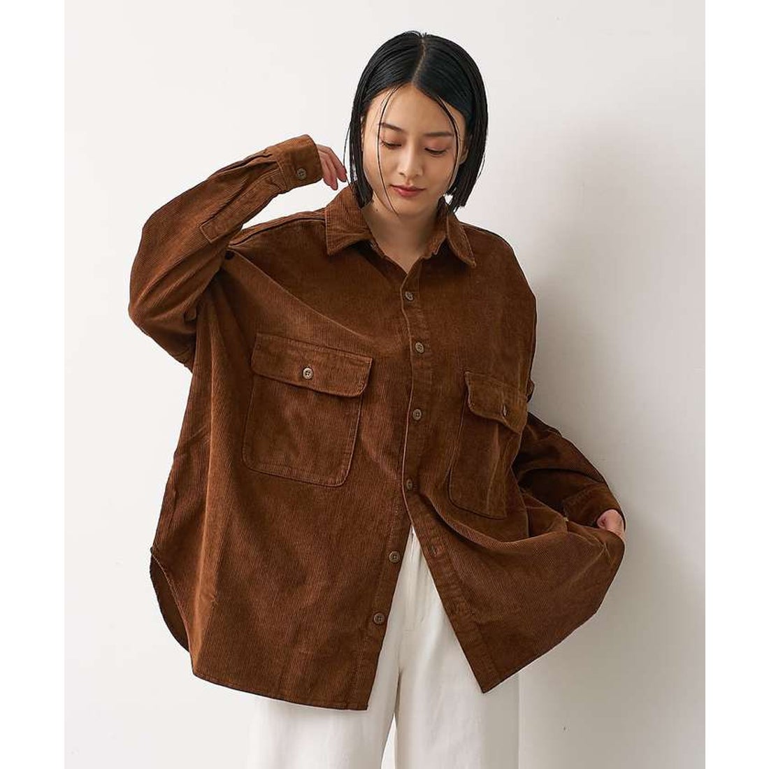 60'S BRONGO LACE-UP コーデュロイ シャツ 60'S BRONGO LACE-UP