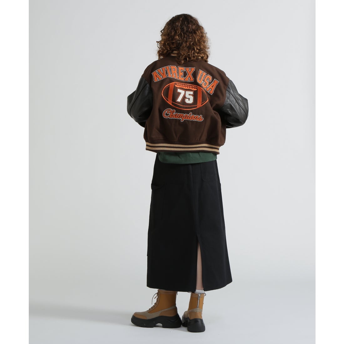 アヴィレックス AVIREX 《WEB&DEPOT限定》SKOOKUM VARSITY JACKET