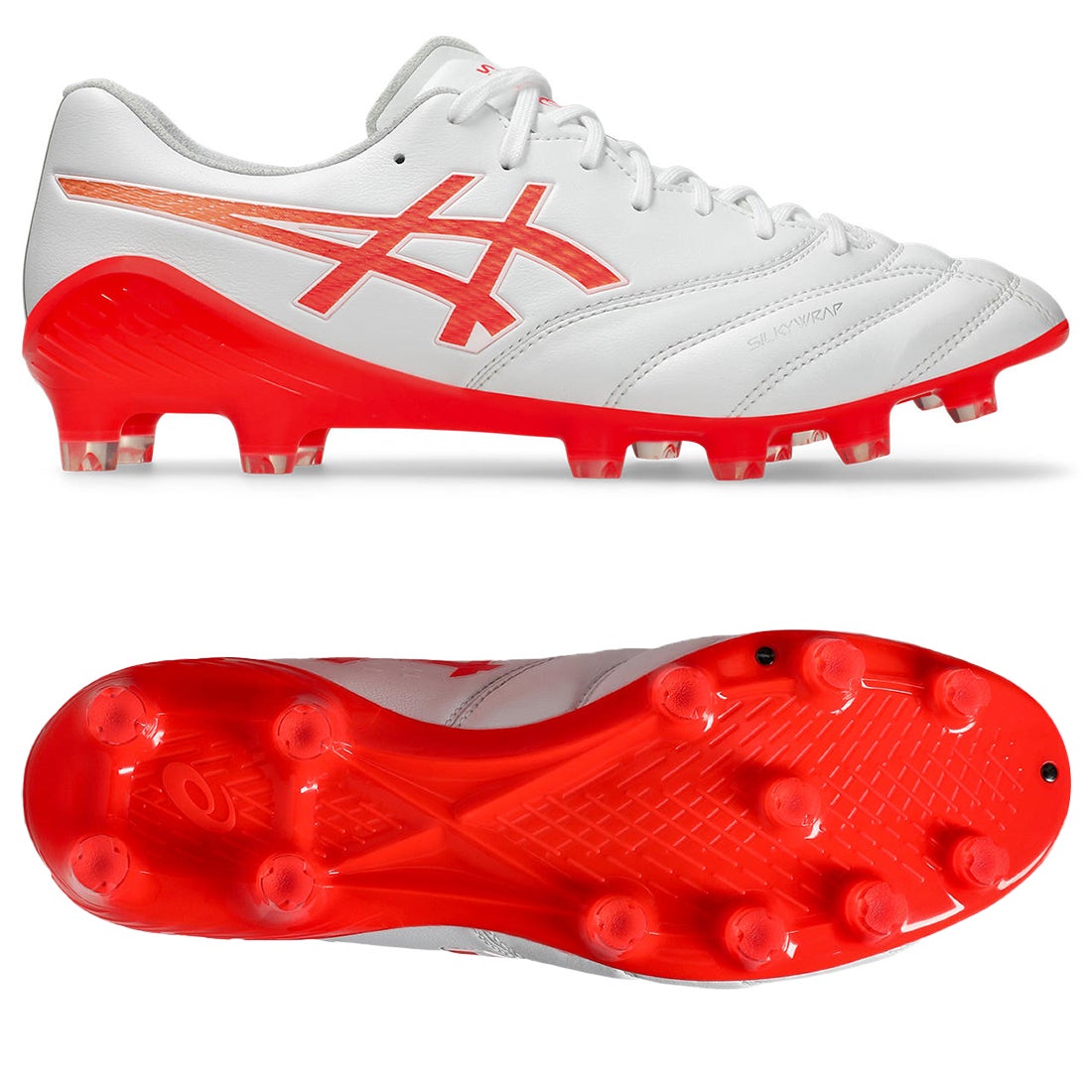 ASICS アシックス DS LIGHT X-FLY 6(ホワイト×オレンジ) 1101A076 101