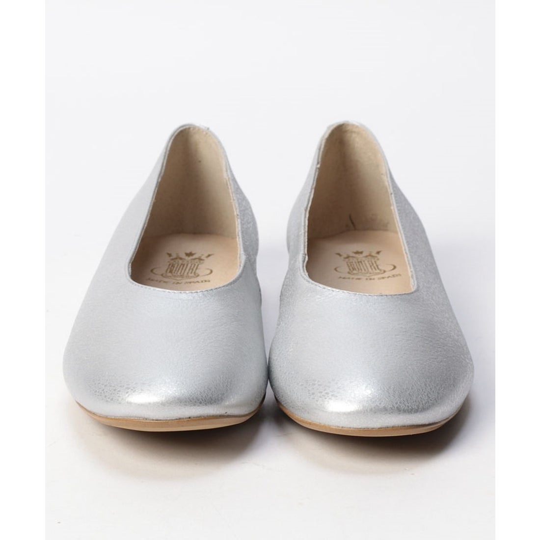 ボントレ BONTRE ソフトフラットパンプス （シルバー） -インポート