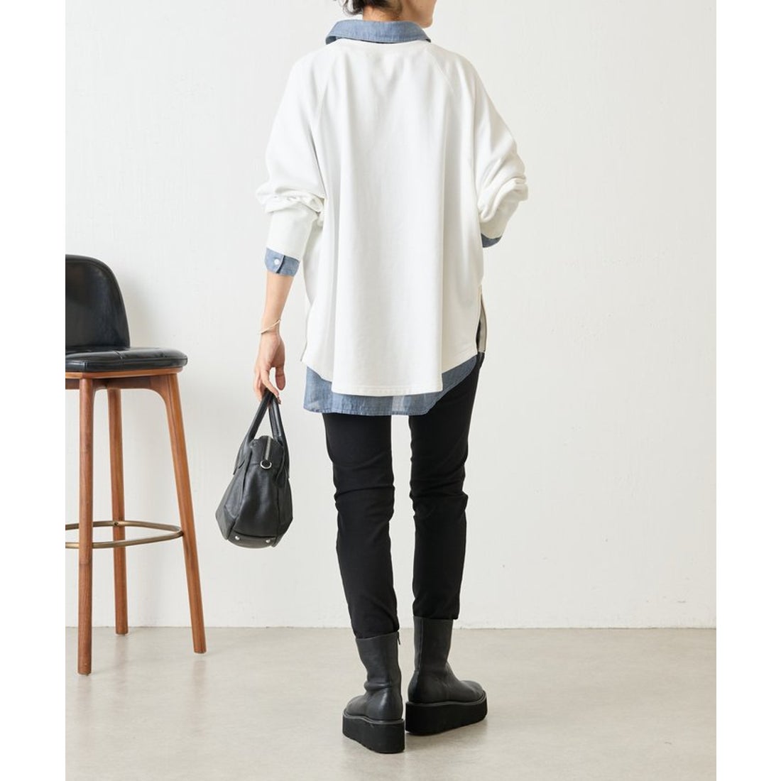 ビアズリー BEARDSLEY 《近日予約開始》レザーミドルブーツ （black