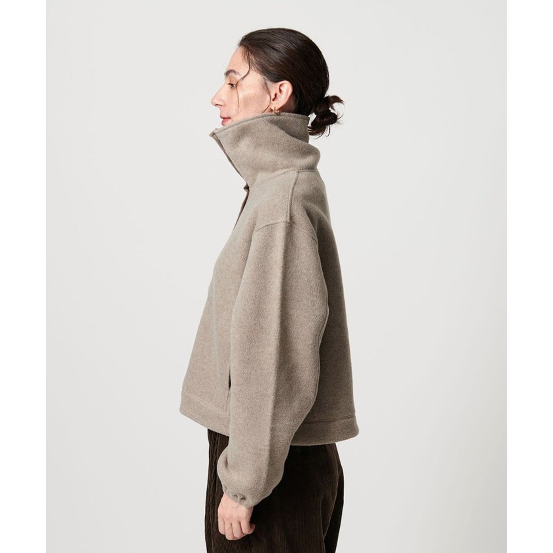 BEAUTY&YOUTH UNITED ARROWS フリース スナップ プルオーバー （MOCA