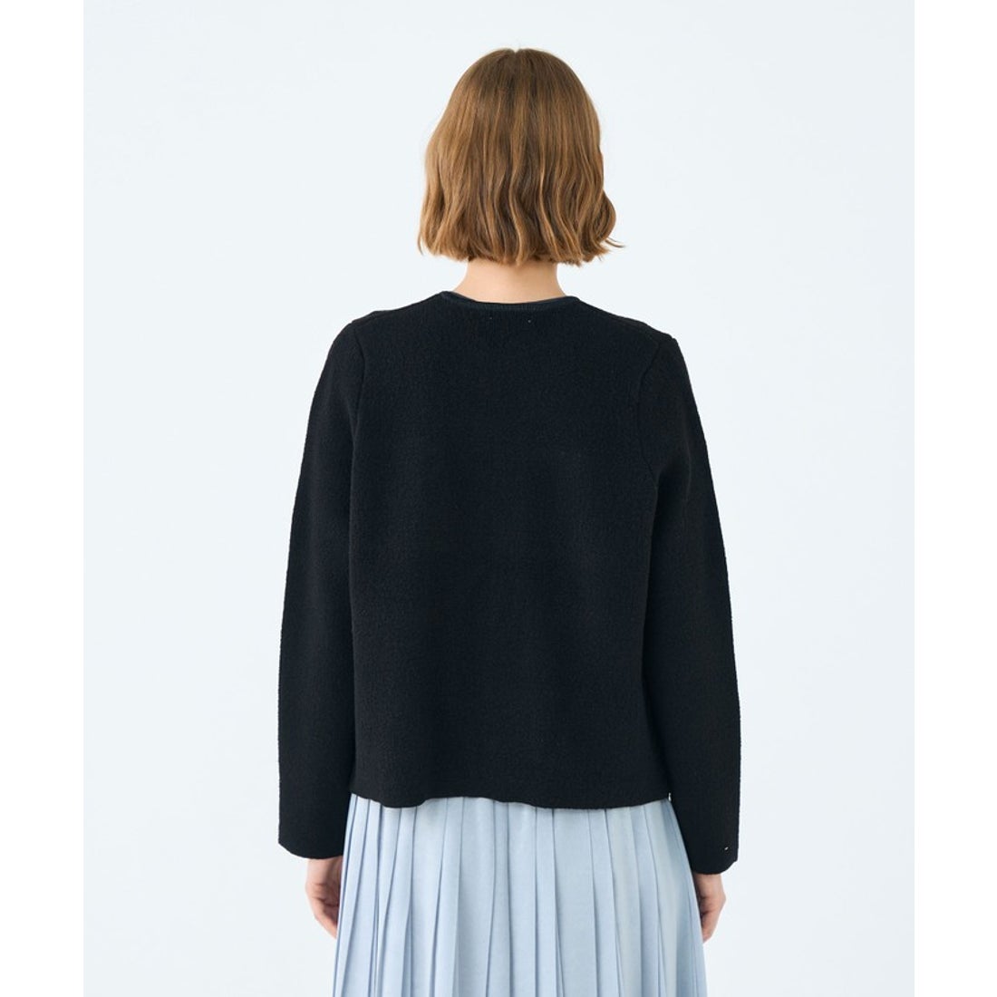 ボールジィ Ballsey ウールナイロンブークレー フロントオープン