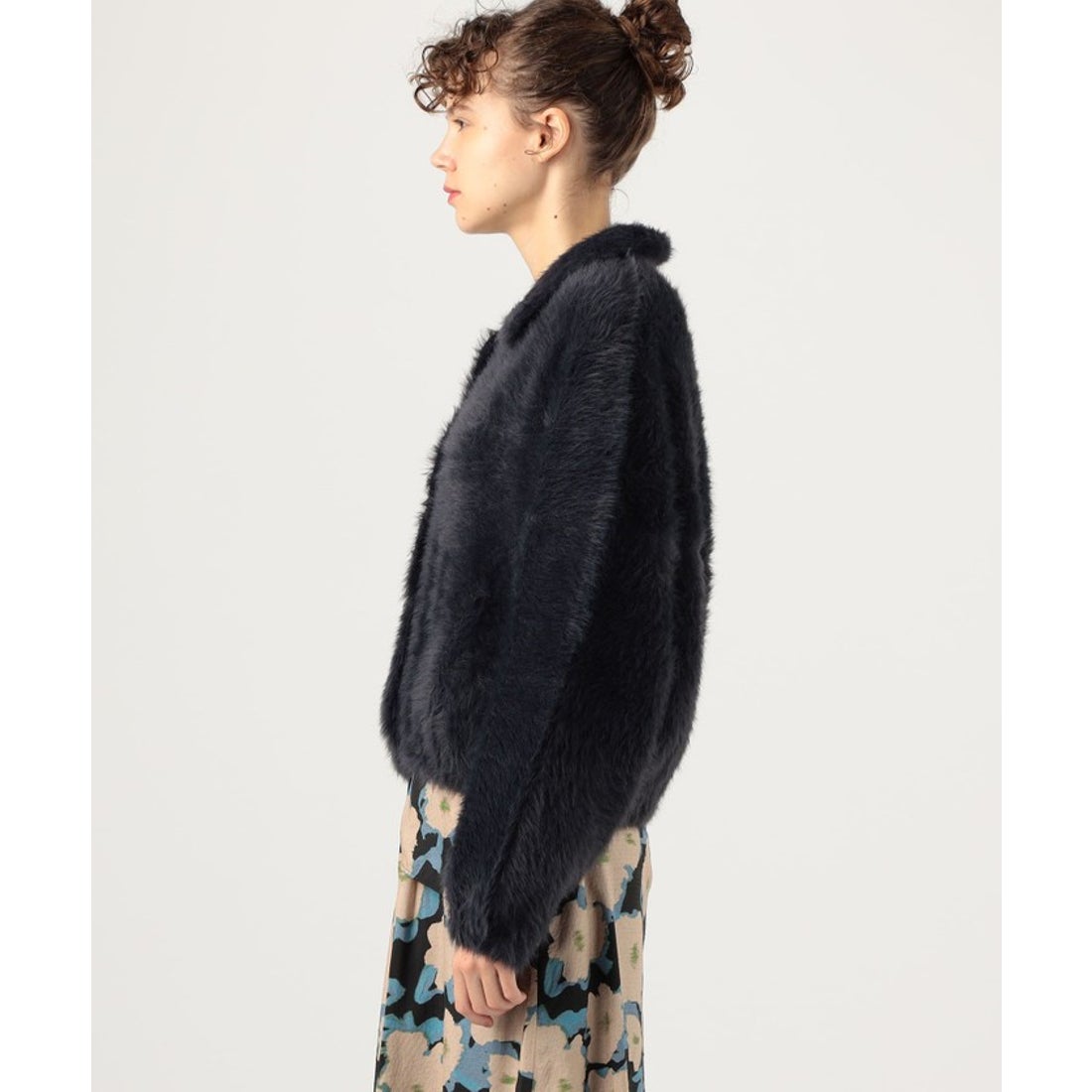 ボールジィ Ballseyフェザーヤーン ステンカラーカーディガン （11