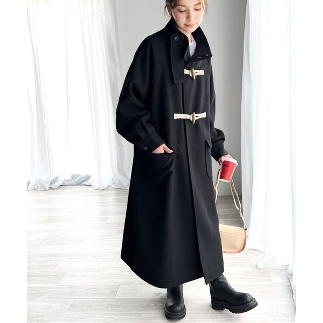 希少 ニューヨーカー ダッフルコート ヘリンボーン ムーアブルック