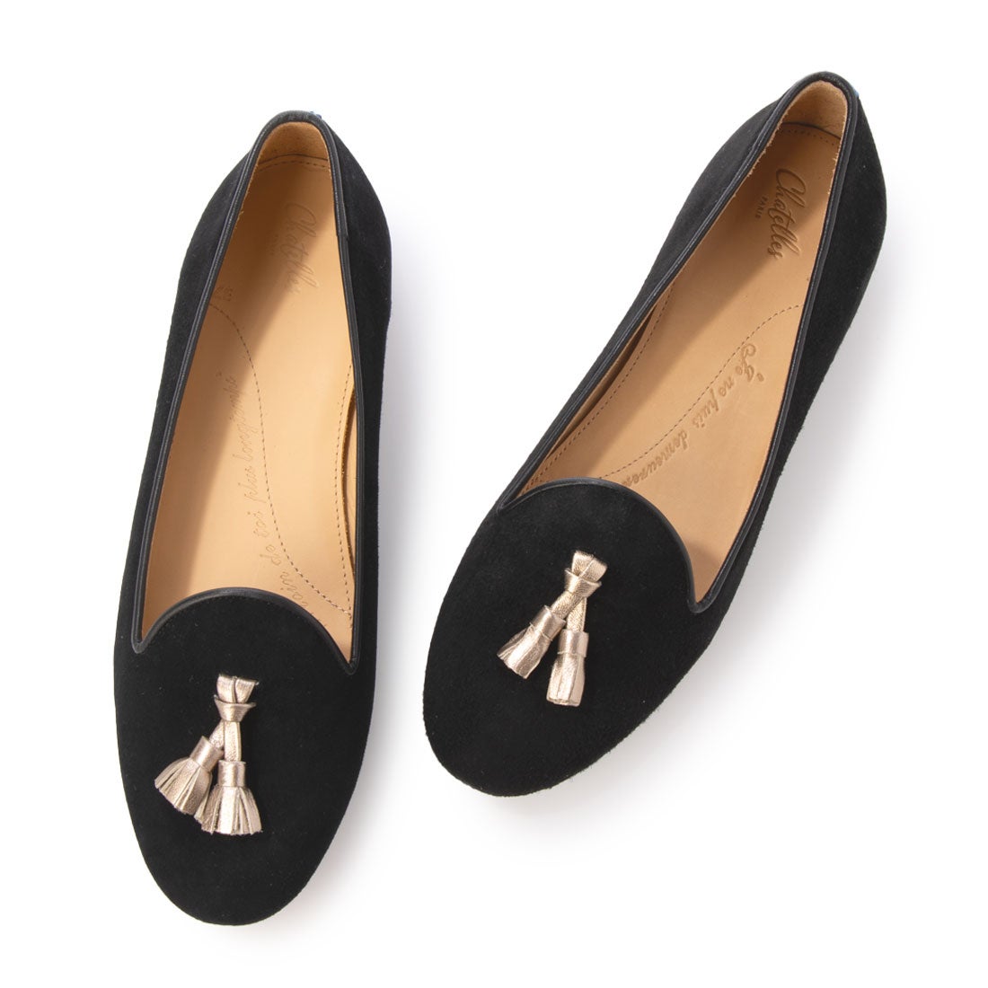 シャテル Chatelles Francois Negro Tassels （Black） -ファッション