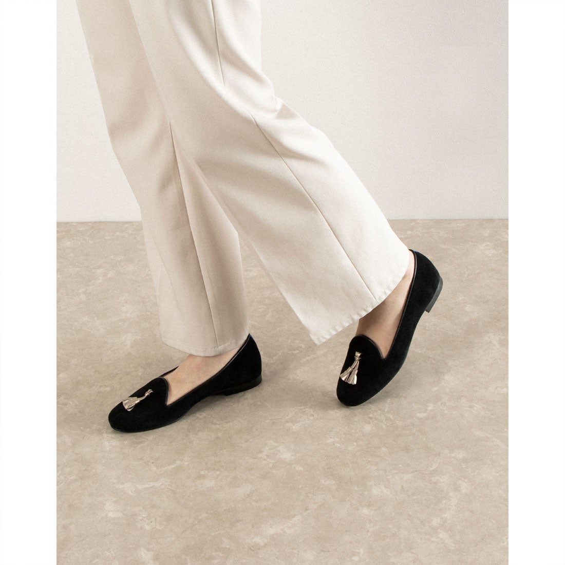 シャテル Chatelles Francois Negro Tassels （Black） -ファッション