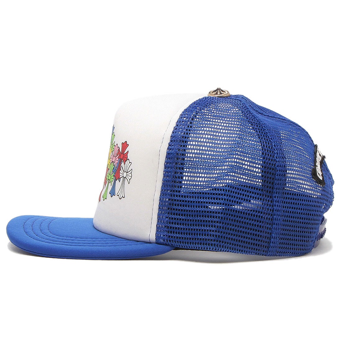 クロムハーツ Chrome Hearts 帽子 メッシュキャップ ブルー メンズ