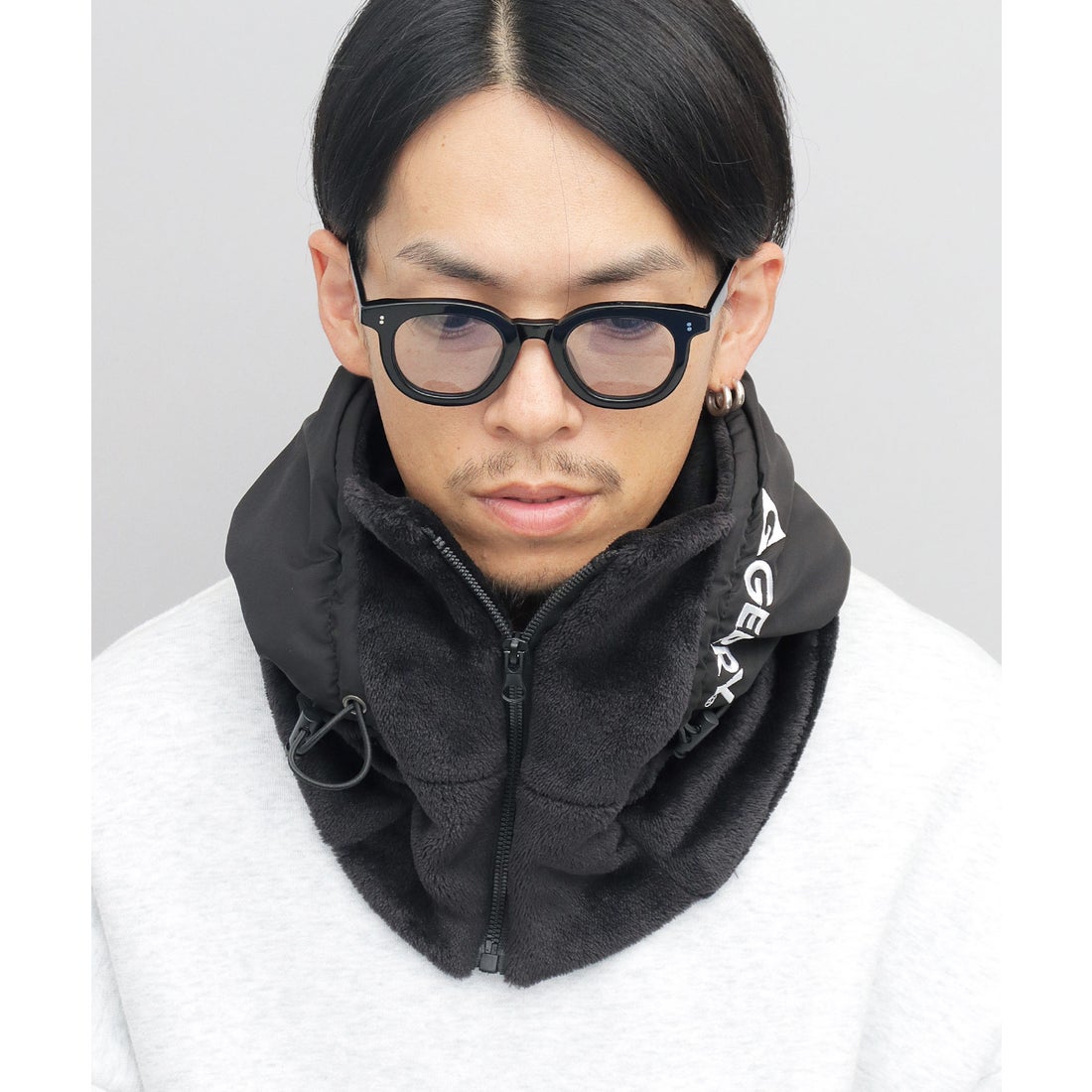 ジェリー GERRY 選べる2素材 ファーフリース ボア×タフタ ビッグフード