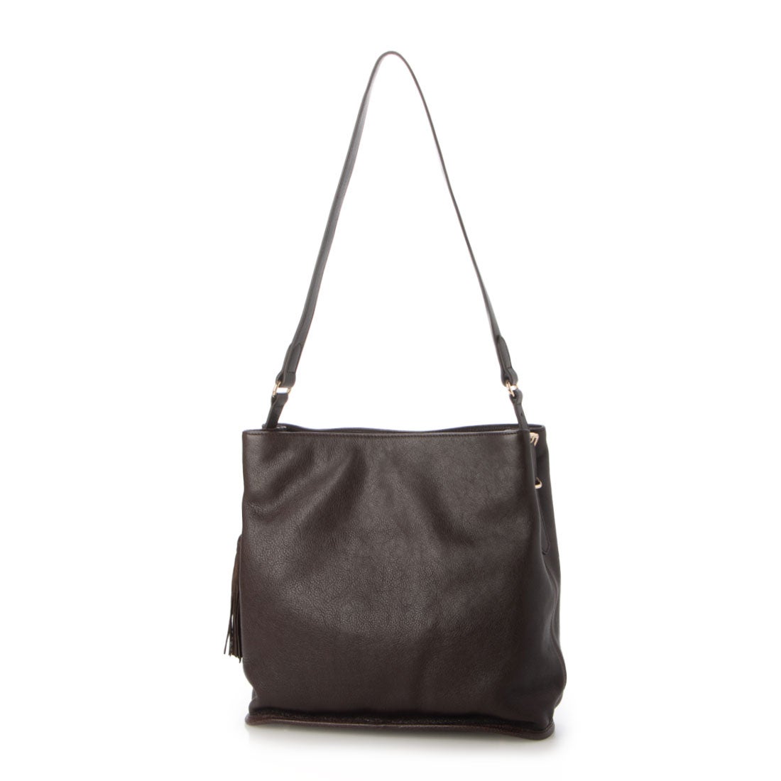 ジェニュインレザー Genuine Leather 天然シボ 本革バッグ ワン