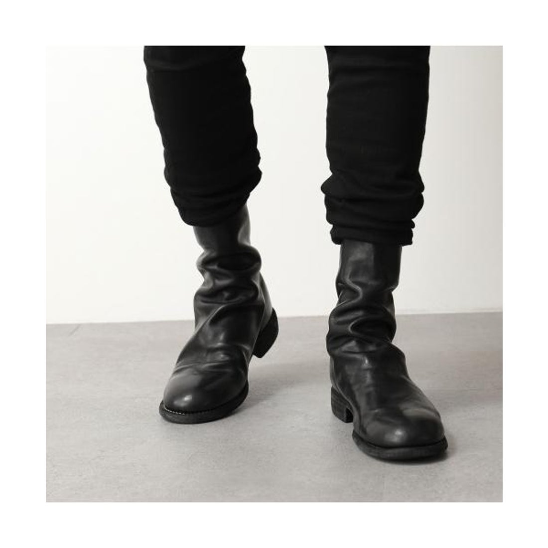 グイディ GUIDI GUIDI バックジップブーツ 988 ホースレザー フル