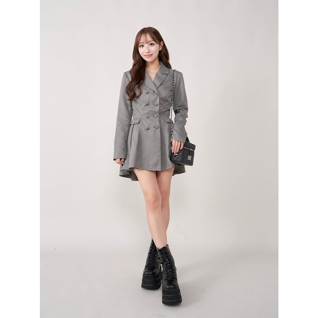 ダーリッチ Darich 【シルバーパーツ】キルティングスクエアミニバッグ