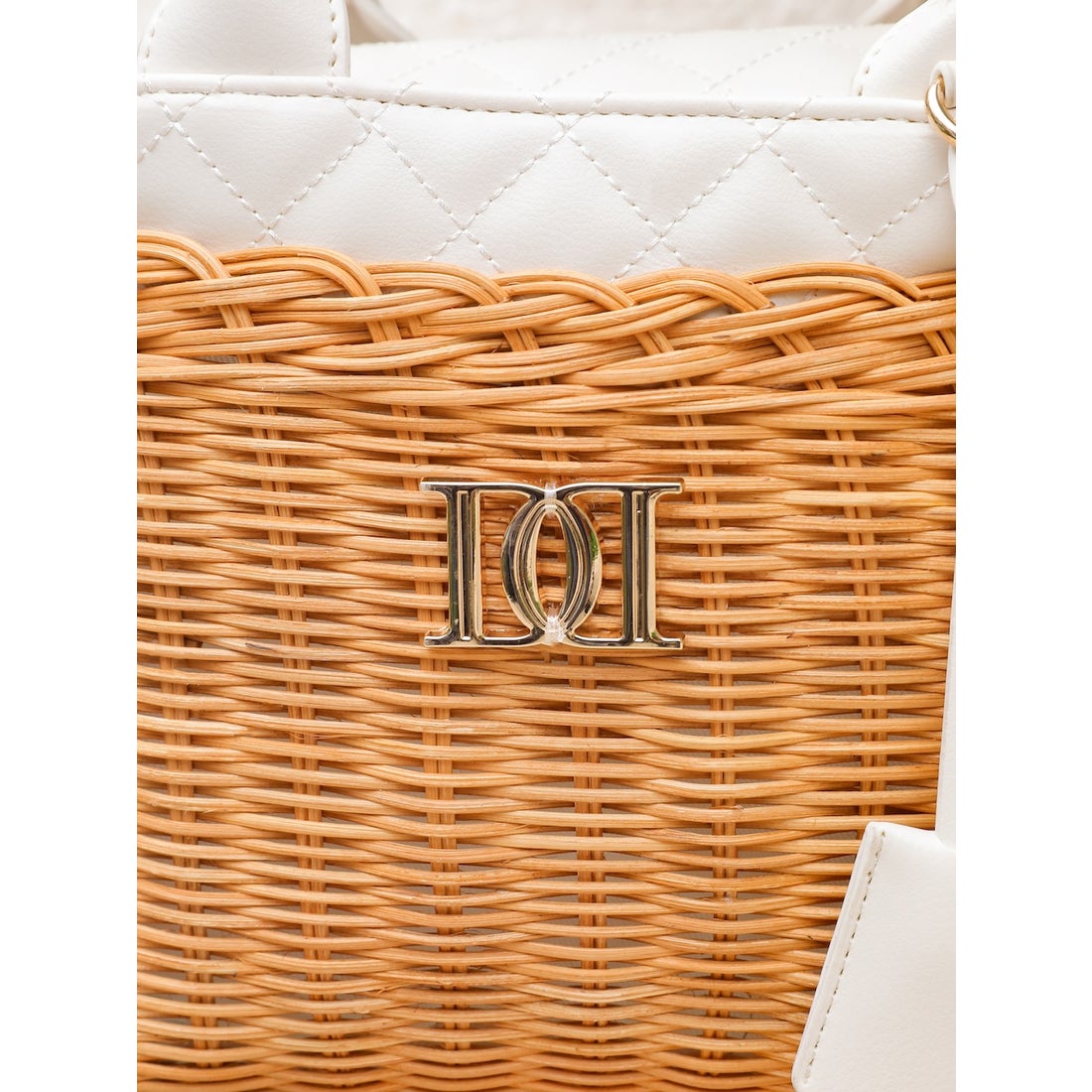 ダーリッチ Darich ラタンスクエアバッグ （BLK） - ファッション通販