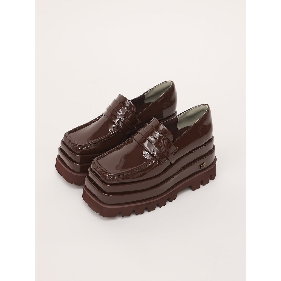 darich ダーリッチ プラットフォームファーサンダル シューズ ロゴ DD