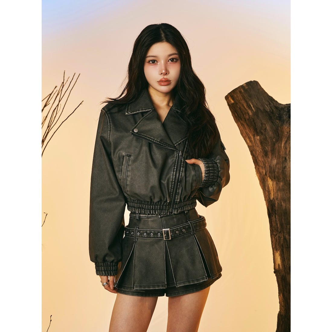 ダーリッチ Darich アンティークレザーライダースジャケット