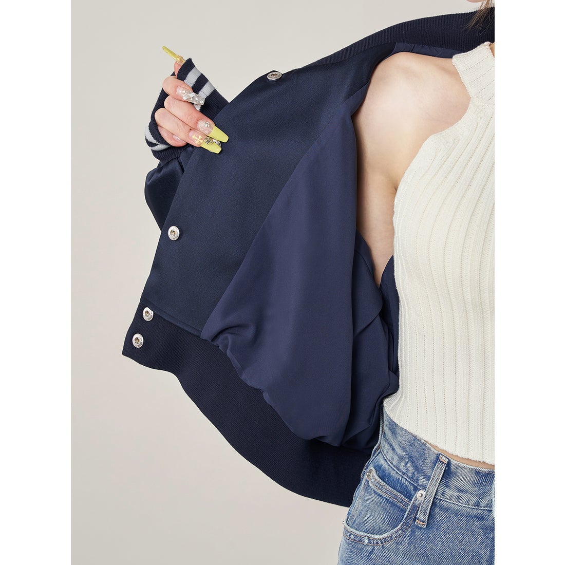 ダーリッチ Darich Darich Clubスカジャン （ネイビー