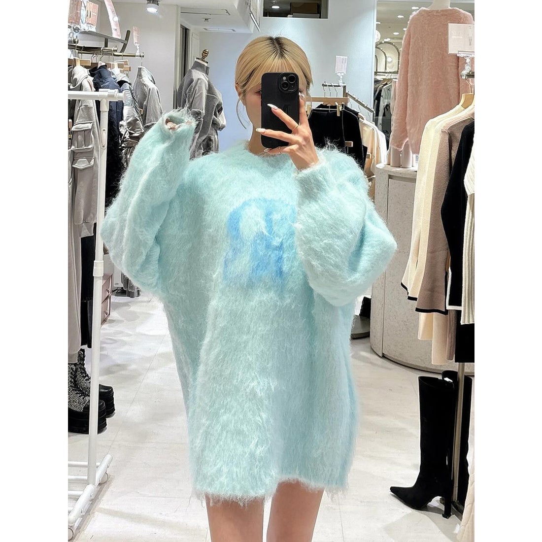 ダーリッチ Darich DRニットプルオーバー （サックス） -ファッション