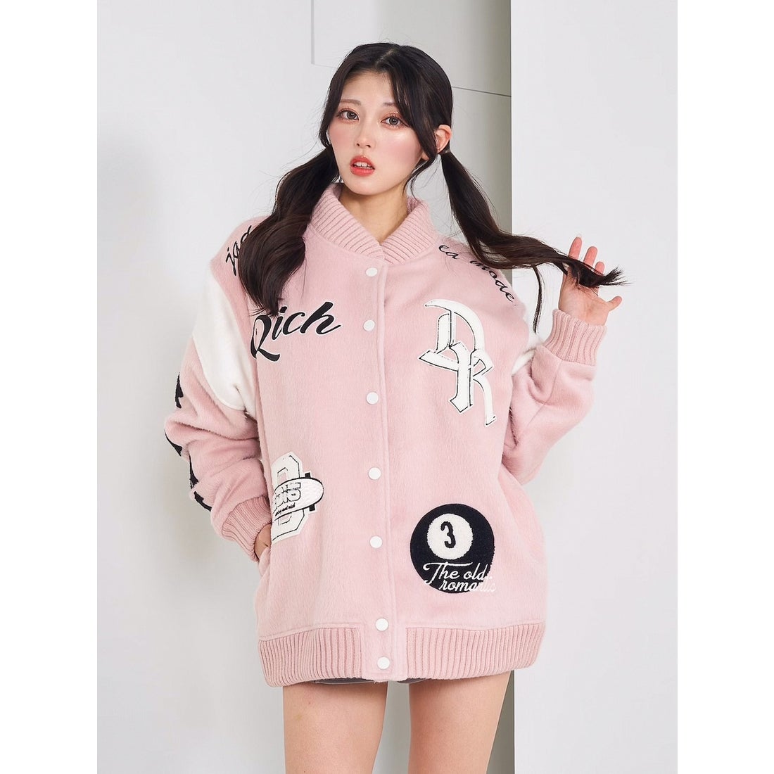 ダーリッチ Darich グラフィックオーバースタジャン （ピンク