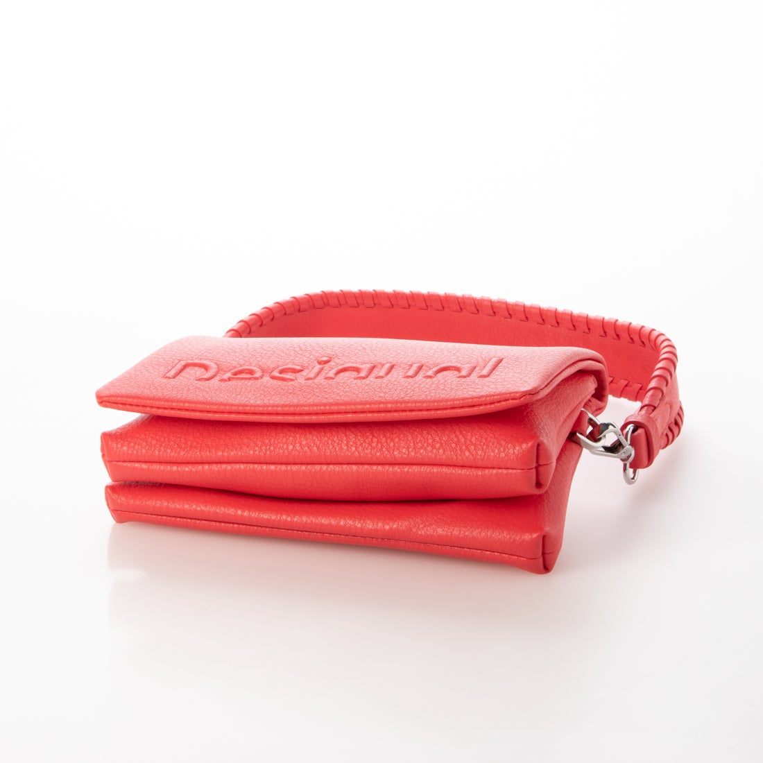 デシグアル Desigual ハーフロゴ ミニクロスボディバッグ （ピンク