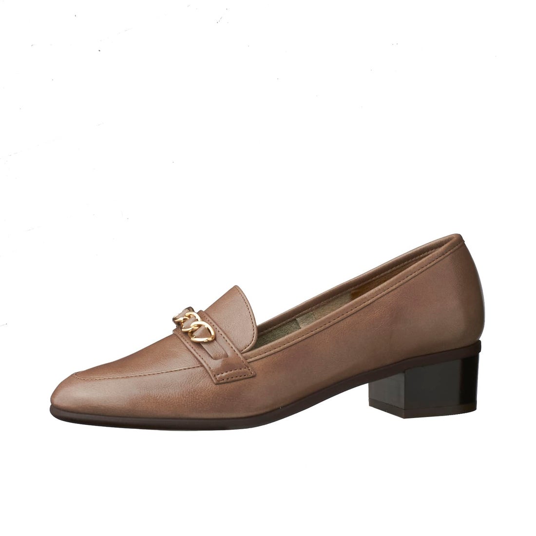 ダイアナ DIANA ヒールアップローファー （ダークベージュカーフ