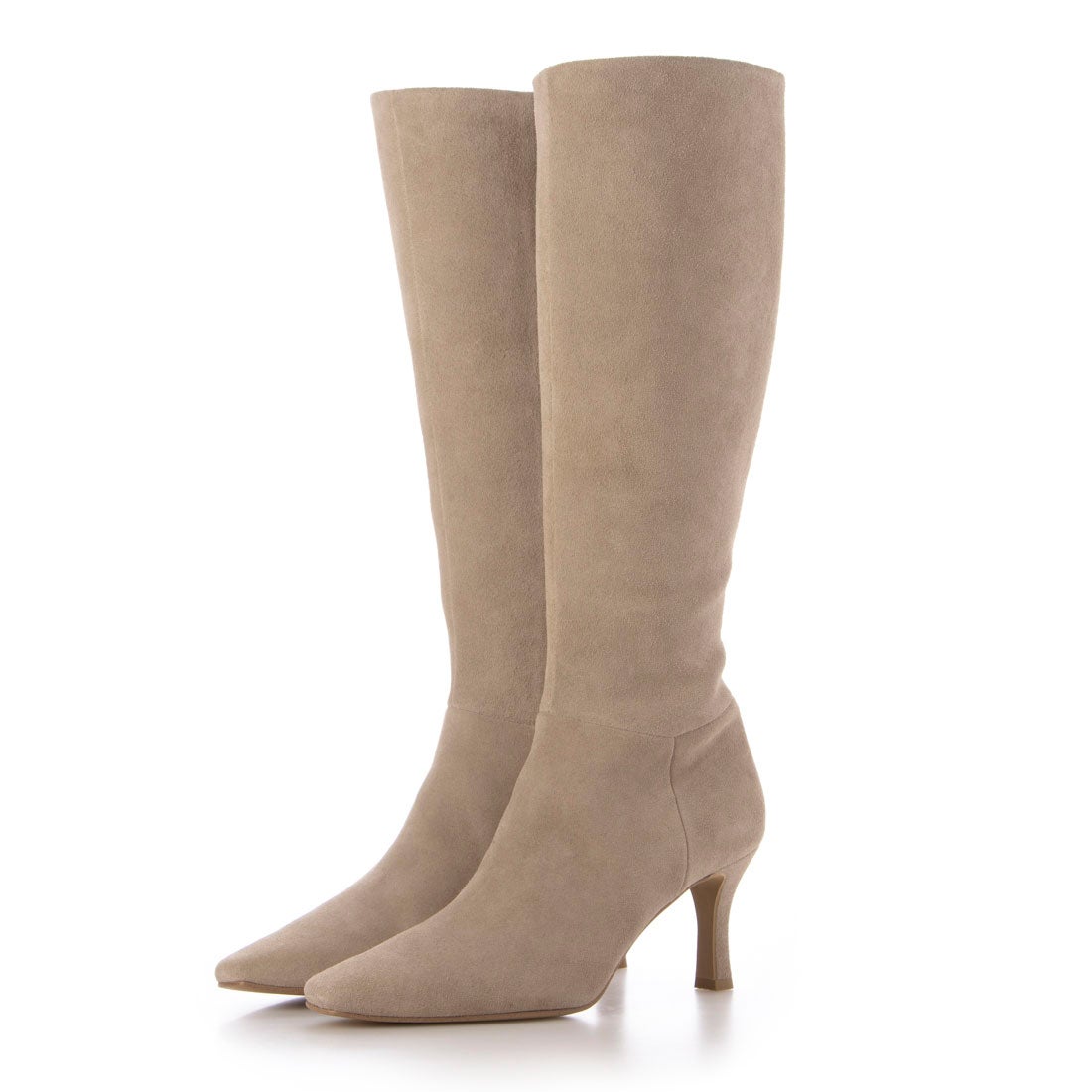 ダイアナ DIANA ロングブーツ （ベージュベロア） - ファッション通販