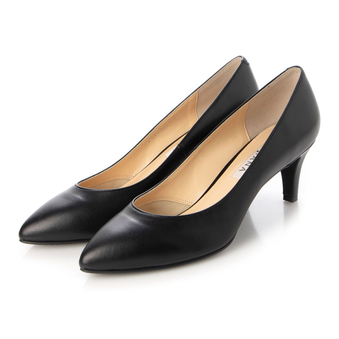 ダイアナ プレーンパンプス DIANA TS16201T （黒カーフ） -靴
