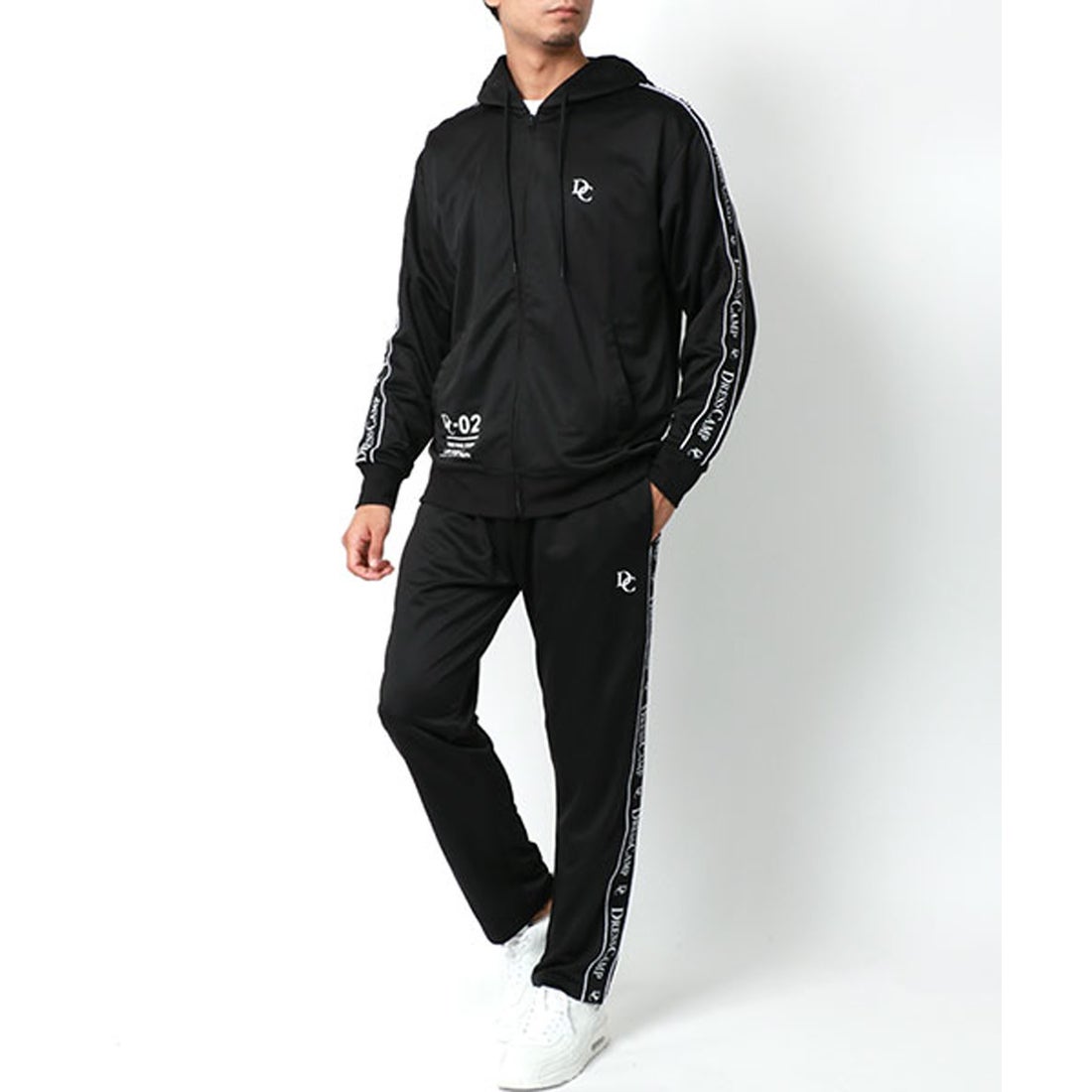 ドレスキャンプ DRESSCAMP ジャージ フルジップパーカー×トラック