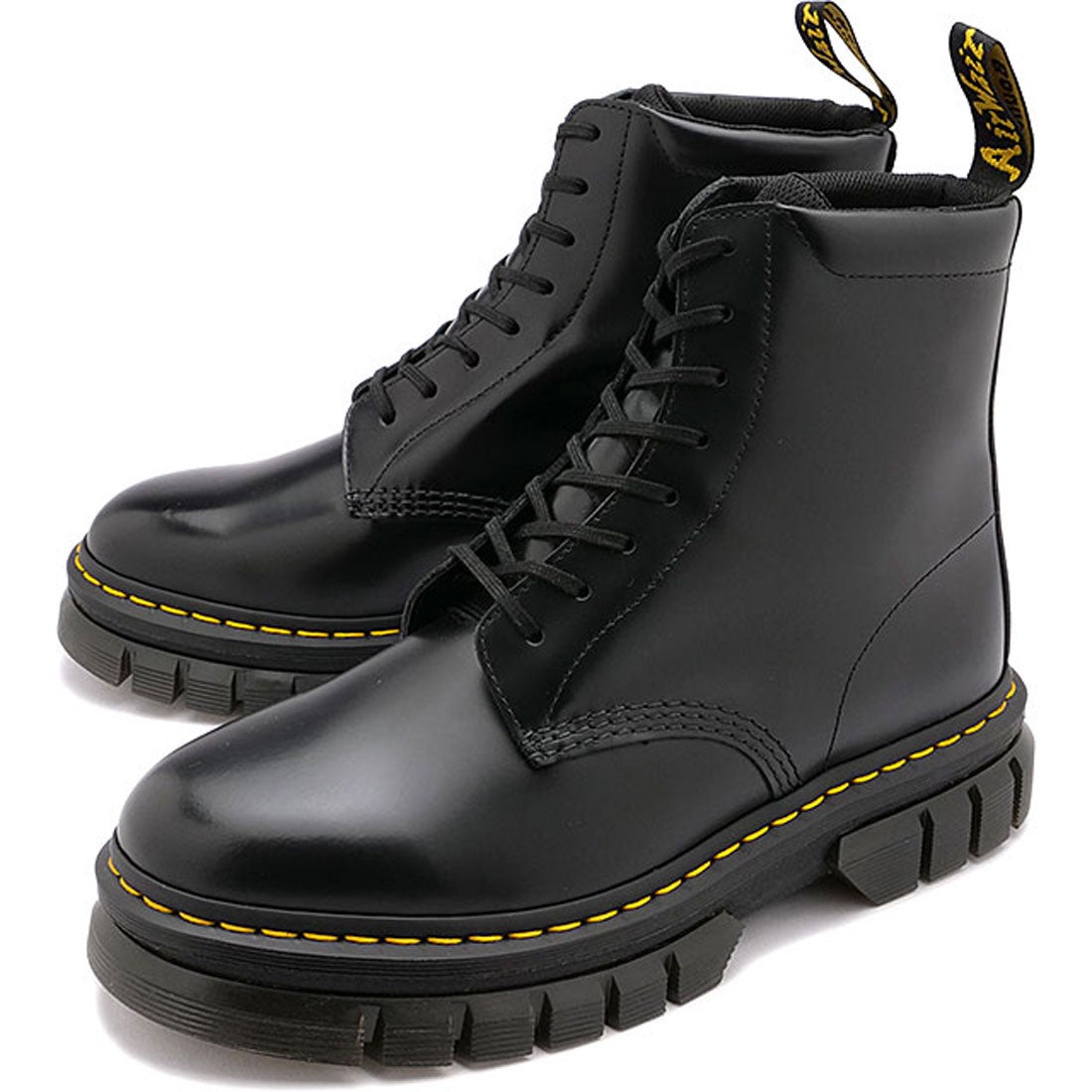 ドクターマーチン Dr.Martens Rikard 8i Black Polished Smooth