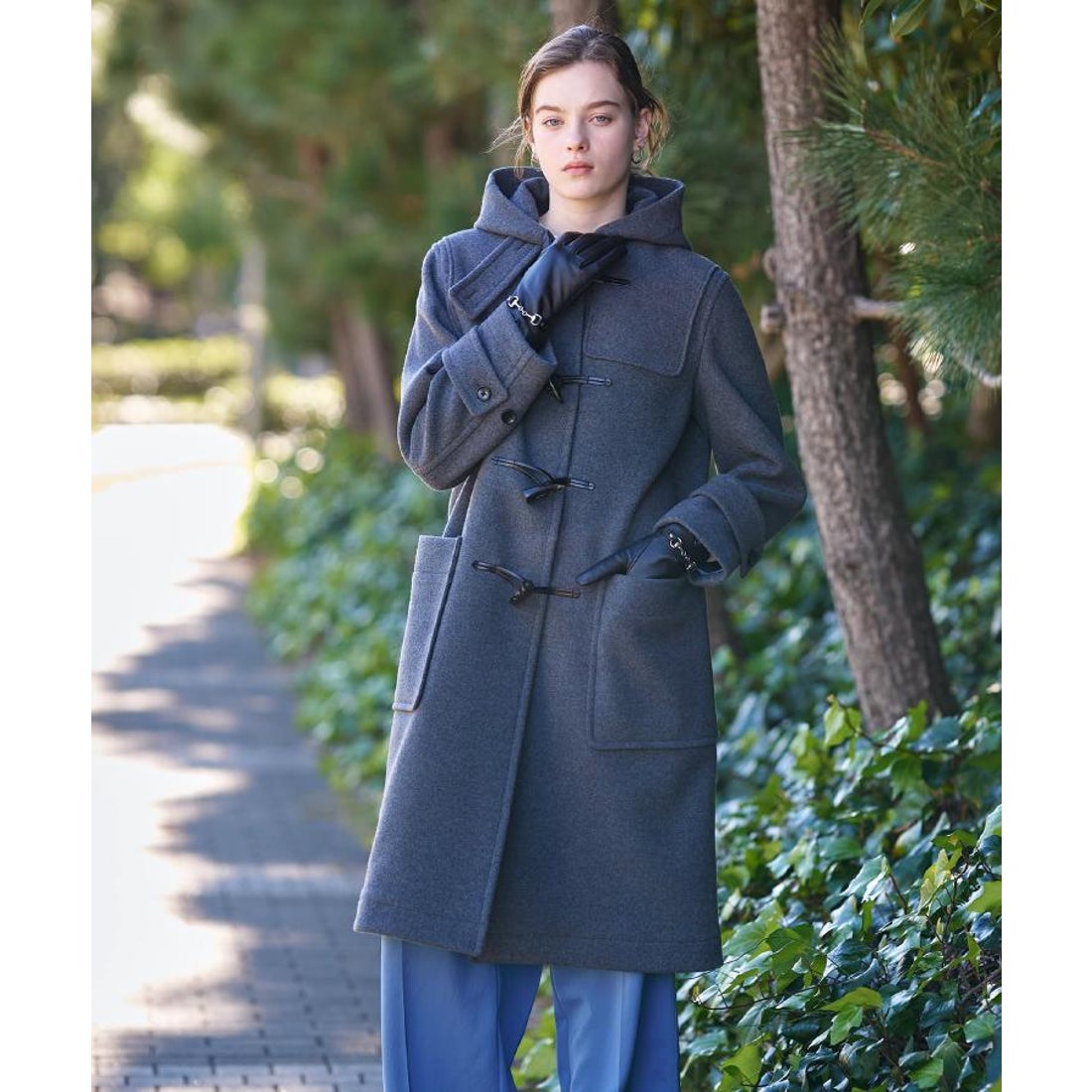 ドレステリア DRESSTERIOR Superfineリサイクルメルトンダッフルコート