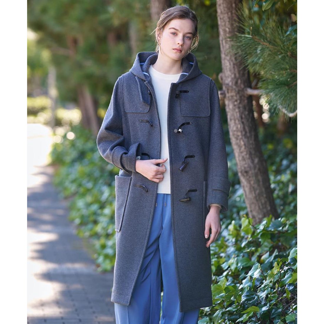 ドレステリア DRESSTERIOR Superfineリサイクルメルトンダッフルコート