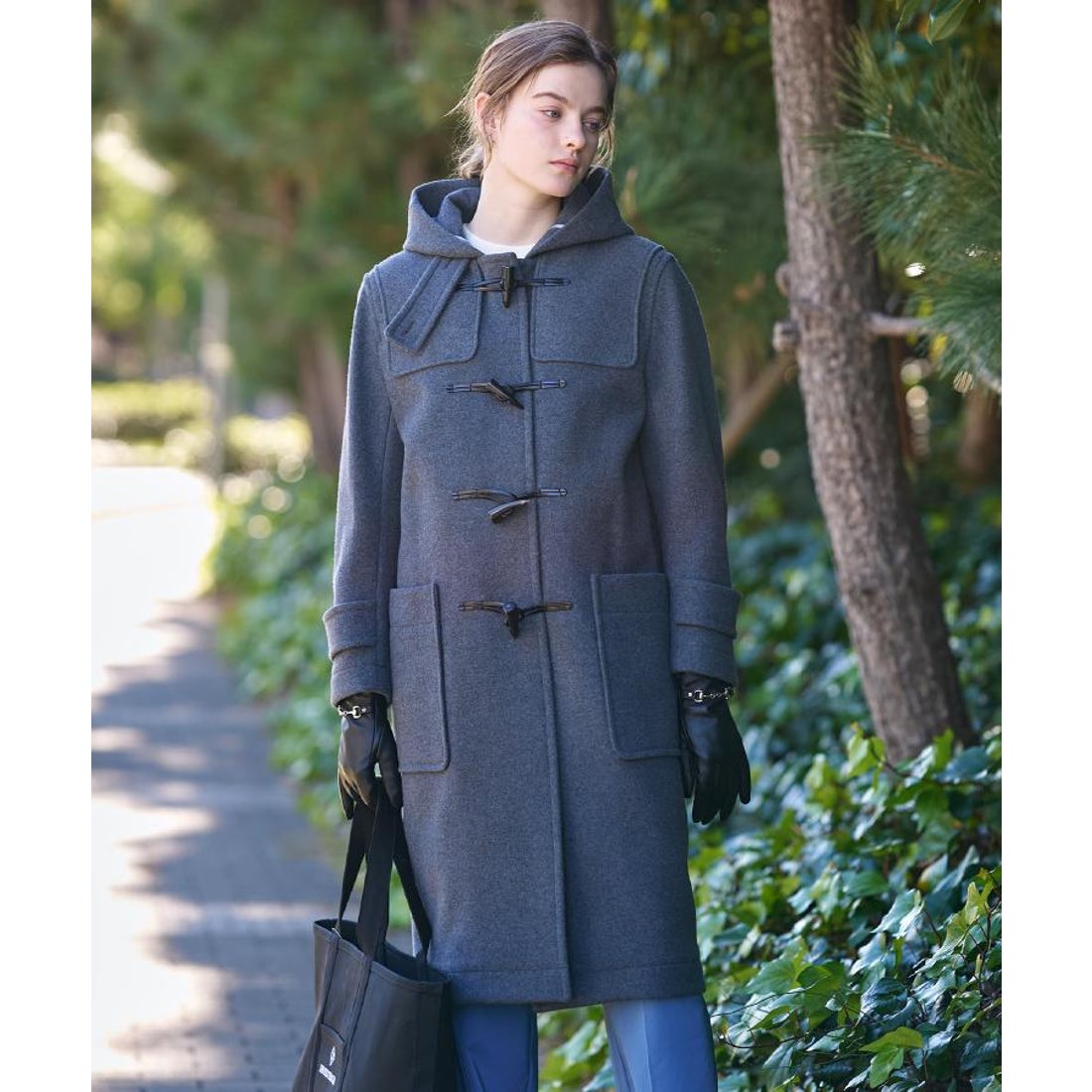 ドレステリア DRESSTERIOR Superfineリサイクルメルトンダッフルコート